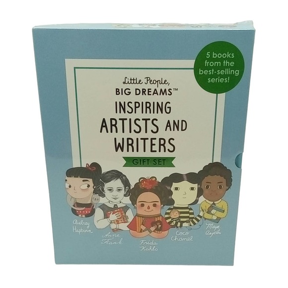 Little People Big Dreams Inspiring Artists & Writers 5 Book Gift Set - Picture 1 of 5